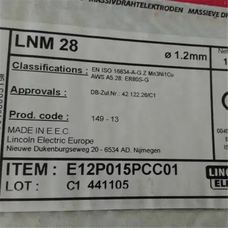 SMCz MNi82 ERNiCr-3懻zl